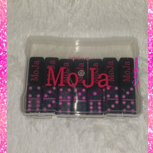 Customized Domino Set with Decals